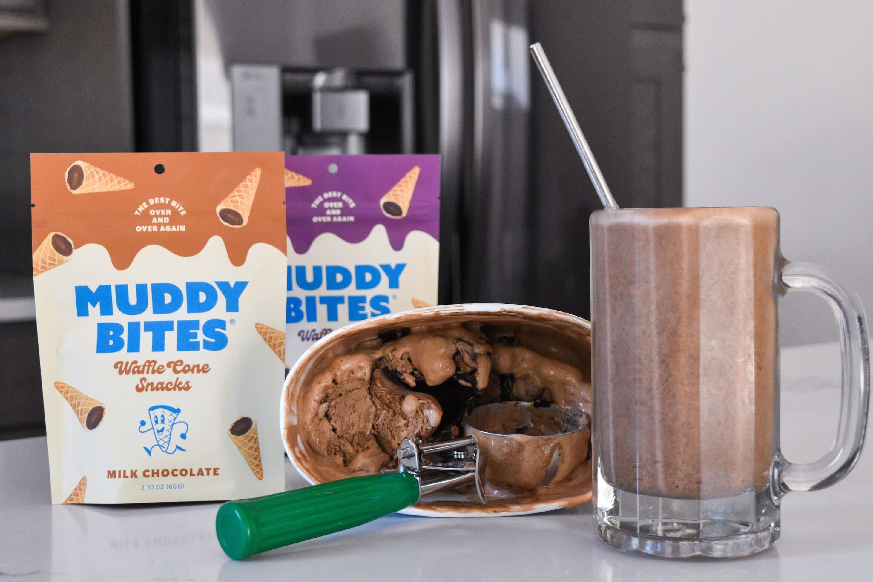 Today is National Chocolate Milkshake Day! Muddy Bites